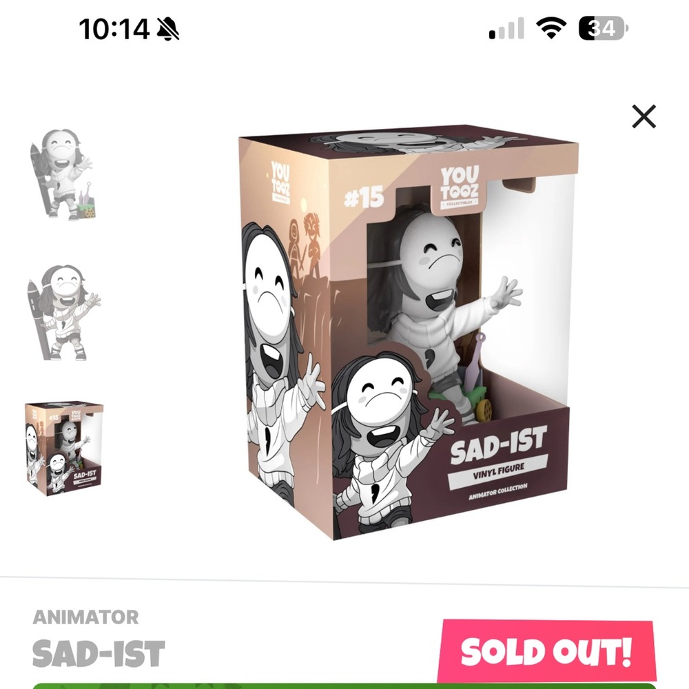 Youtooz Sad-ist Vinyl Figure